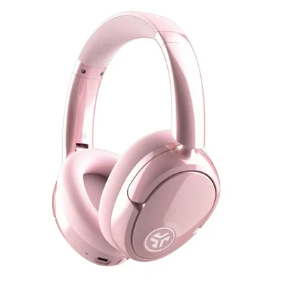Auriculares JLab JBuds Lux ANC inalámbricos tipo sobre oreja color rosa blush