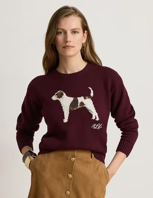 Suéter cuello redondo para mujer