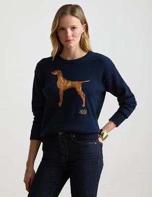 Suéter cuello redondo para mujer