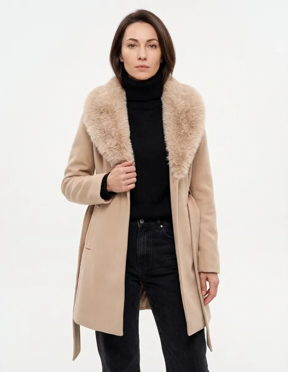 Abrigo abierto para mujer