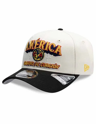 Gorra visera curva snapback para fútbol lmx wordmark rotulos club américa unisex