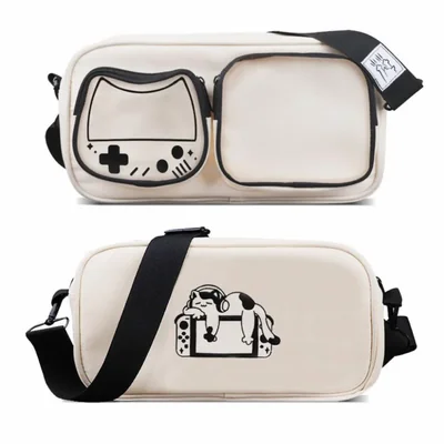 Estuche de viaje para Switch/OLED blingkiyo 33 × 20 × 11 cm con diseño de gato
