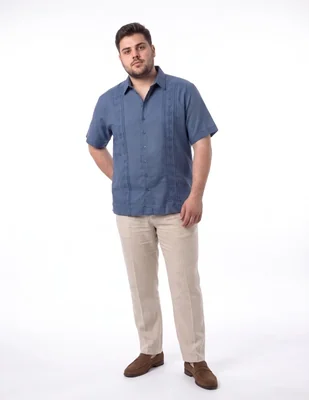 Guayabera manga corta para hombre