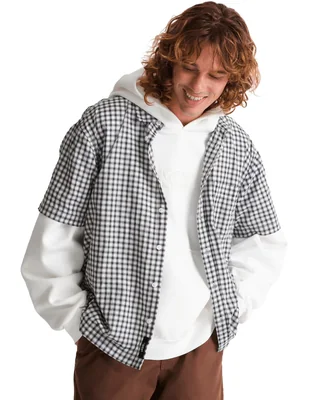 Camisa casual manga corta para hombre