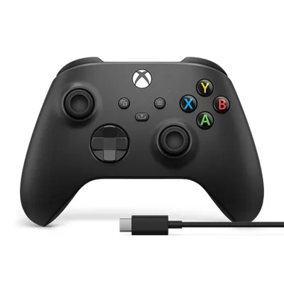 Control inalámbrico Microsoft Xbox Core Carbon Black USB-C