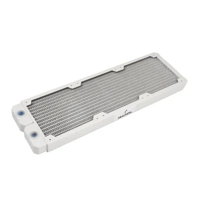 Radiador greenDracaena 360 mm blanco 2×G1/4 puertos