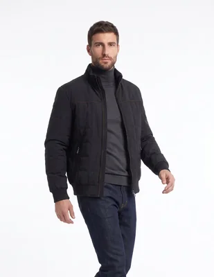 Chamarra casual con bolsillos para hombre
