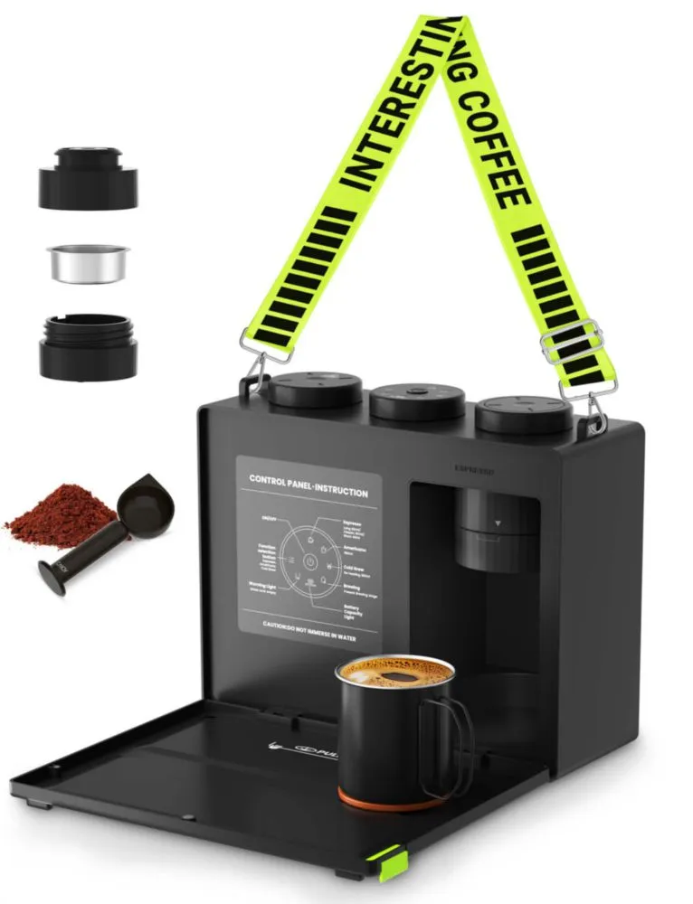 Cafetera Portátil CANDY 3 en 1 Recargable 60 Tazas