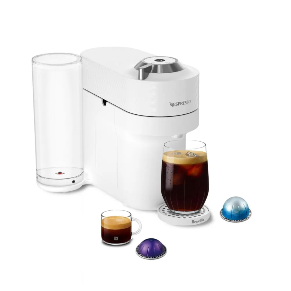 Cafetera Nespresso Vertuo Pop+ Deluxe Blanca