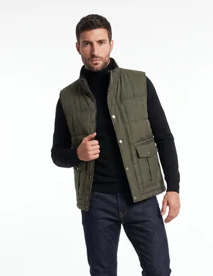 Chaleco capitonado para hombre