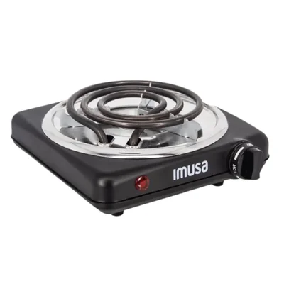 Quemador Eléctrico Portátil Mini Imusa 1000W Negro