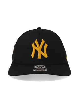 Gorra visera curva snapback para béisbol '47 MLB Yankees Trucker Side Embroidery Negro Unitalla New York Yankees para adulto