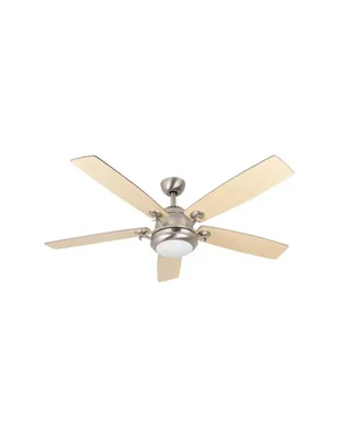 Ventilador de Techo Westinghouse Venice 52" Acabado Aluminio Cepillado con Luz LED Integrada y Control Remoto