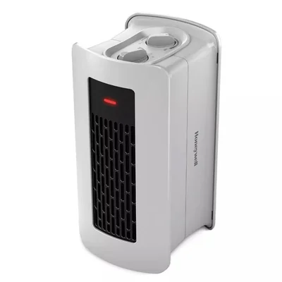 Heater Honeywell Ventilador versátil gris de dos posiciones de 1500 W