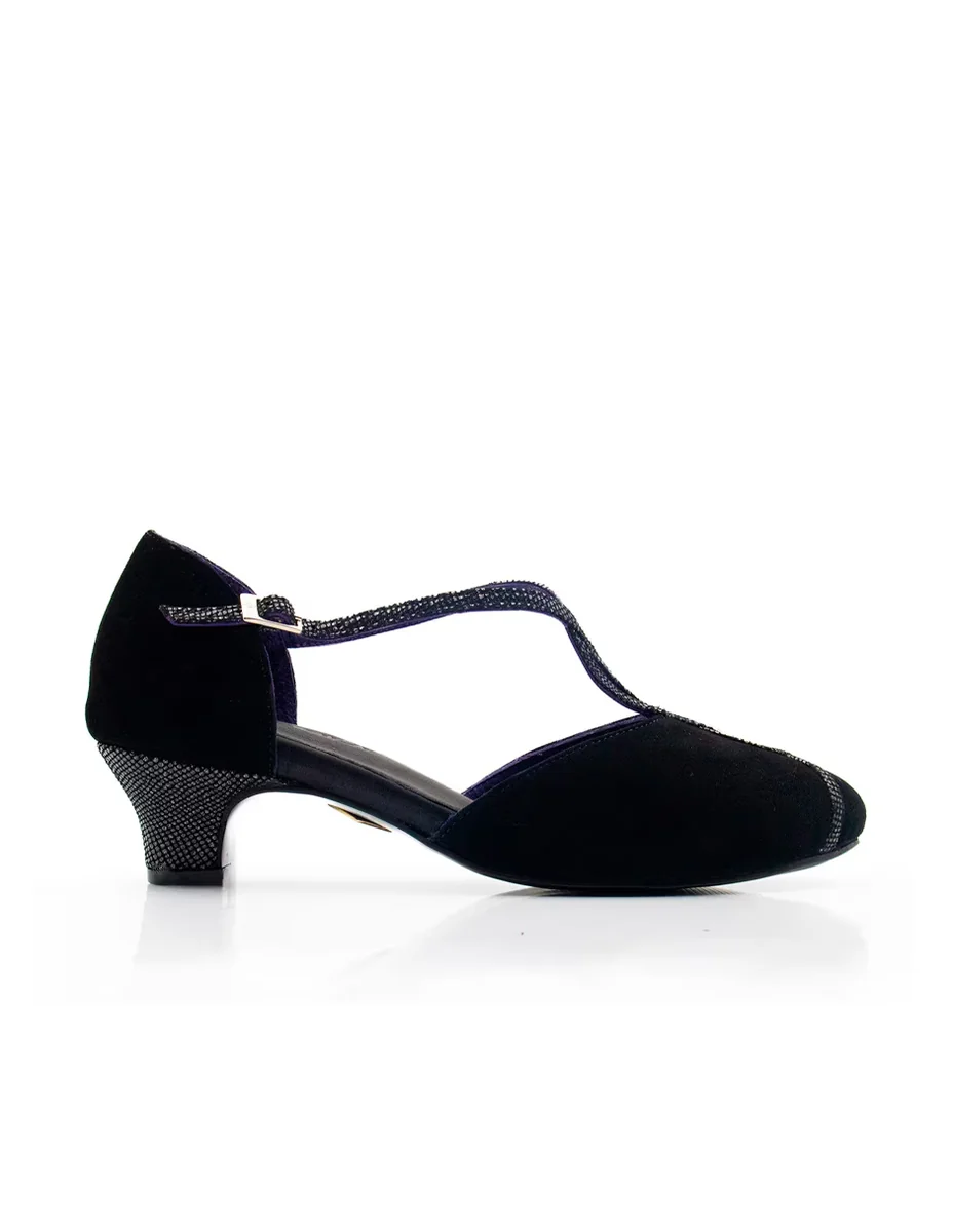 Zapatilla de piel