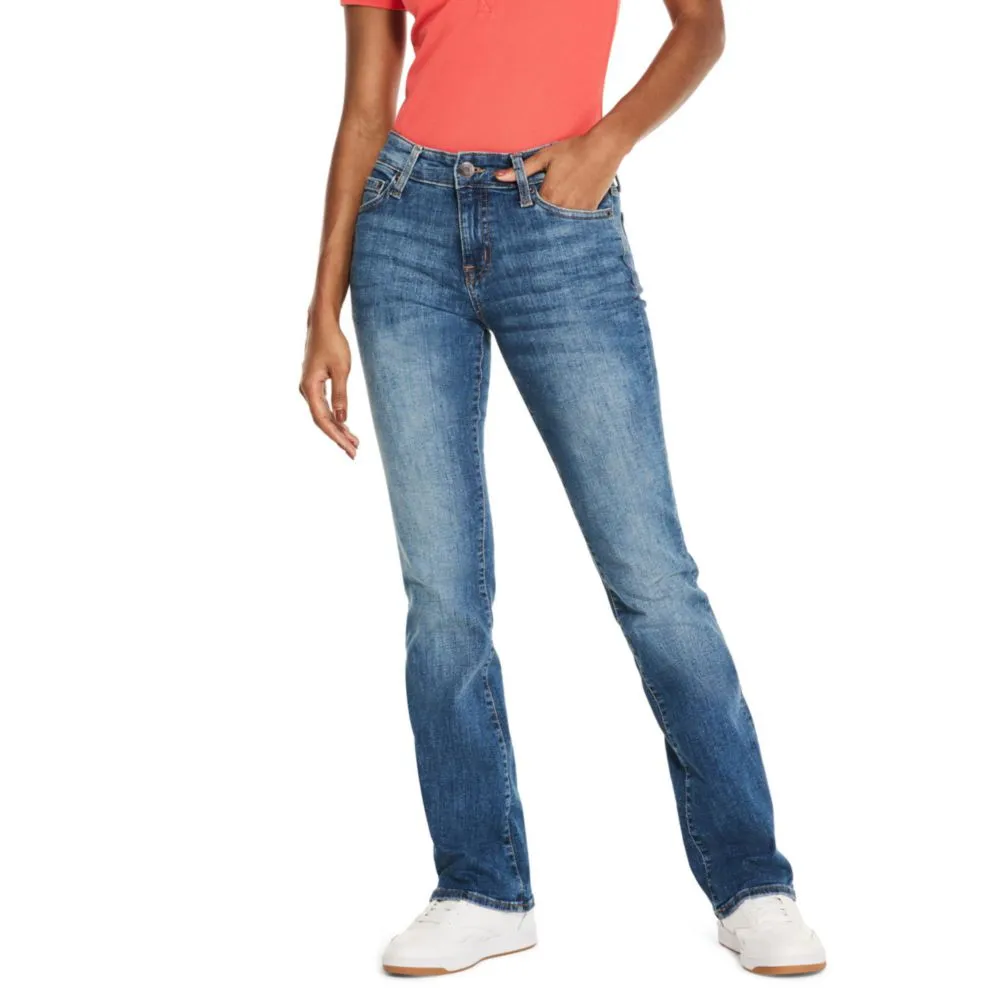 Jeans AEROPOSTALE Bootcut 8" Largo Lavado Medio