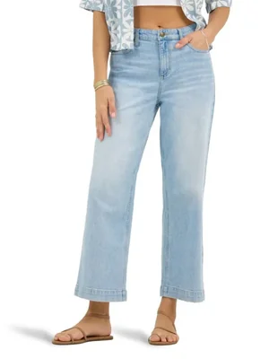 Pantalones Lee Legendary 66 cm Pierna Ancha Corte Crop New Love