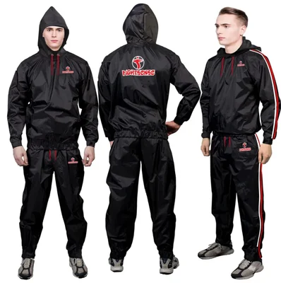 Traje de Sauna FIGHTSENSE Impermeable Antidesgarro 2 Piezas XL