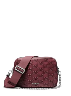Bolso de mano Michael Kors Bryant mediano de cuero burdeos