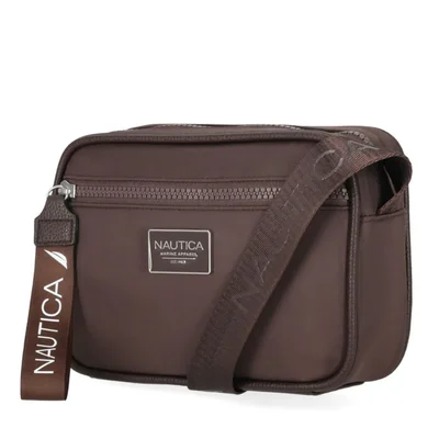 Bolso de mano Nautica Camera Bandolera Espresso 20x13x8 cm