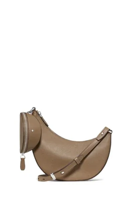 Bolso cruzado Duo de kate spade new york de 26 cm en cuero granulado