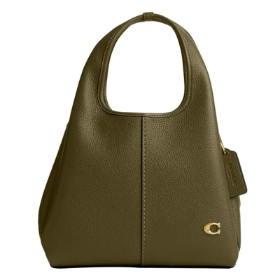 Bolso de hombro Coach Lana 23 de cuero pulido pebble