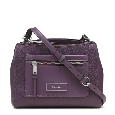 Bolso Calvin Klein Hadley Triple Compartimento Ciruela