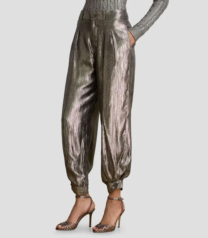Pantalón de corte amplio Mujer