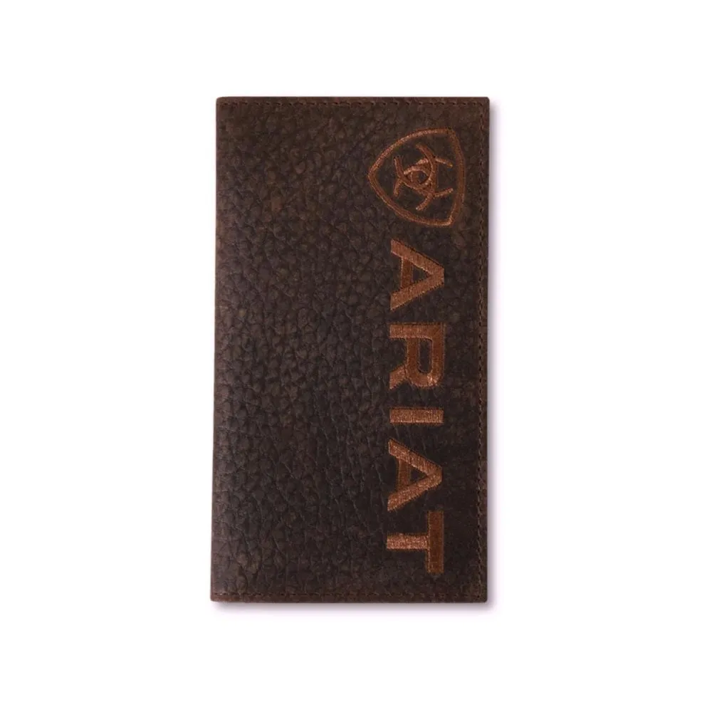 Cartera ARIAT de Cuero de Toro con Gran Logo