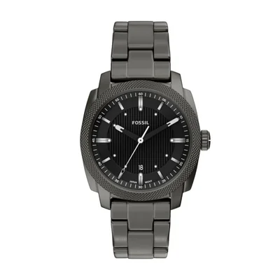 Reloj Fossil Machine de 41 mm de acero inoxidable con fecha