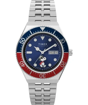 Reloj Timex M79 Automático 40mm Esfera Azul Resistente al Agua 50m