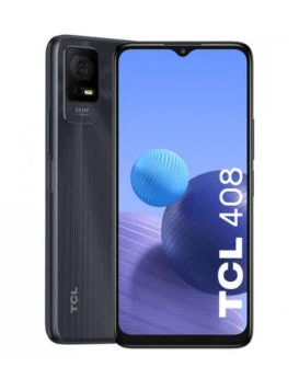 Celular TCL 408 6.6" Dual SIM, 64GB, 4GB RAM, Gris