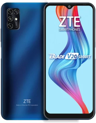 Celular ZTE Blade V20 6.82", 128GB, 4GB RAM, Azul
