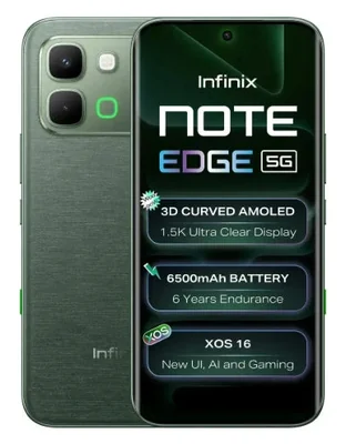 Celular Infinix Edge 5G 6.78" Dual SIM, 256GB, 16GB RAM, Verde