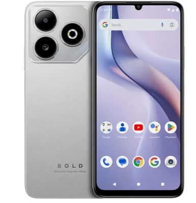 Celular BLU Bold K12 6.8" Dual SIM, 128GB, 4GB RAM, Plata