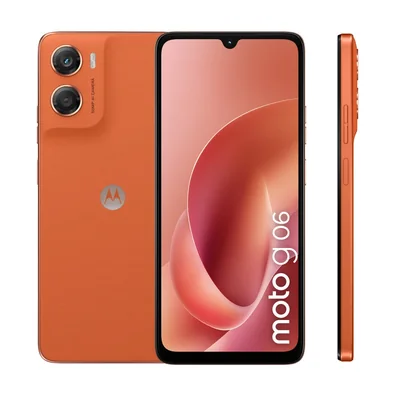 Celular Motorola Moto G06 6.88" Dual SIM, 128GB, 4GB RAM, Naranja
