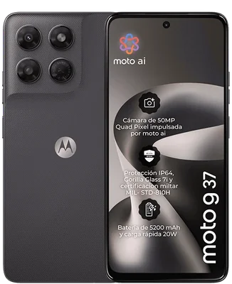 Celular Motorola Moto G37 5G 6.67" Dual SIM, 128GB, 4GB RAM, Gris