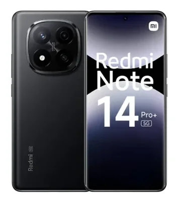 Celular Xiaomi Redmi Note 14 Pro+ 5G 6.67" Dual SIM, 256GB, 8GB RAM, Negro