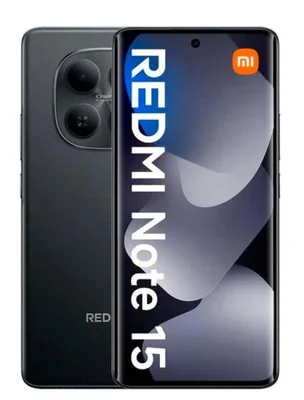 Celular Xiaomi Redmi Note 15 6.77", 128GB, 6GB RAM, Negro
