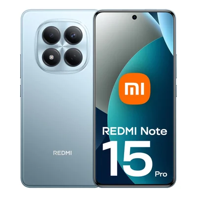 Celular Xiaomi Redmi Note 15 Pro 6.77" Dual SIM, 512GB, 12GB RAM, Azul