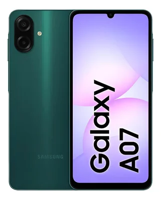 Celular Samsung Galaxy A07 64GB + 4GB RAM Pantalla 6.7" HD+ 50MP 2.2 GHz Octa-Core VERDE