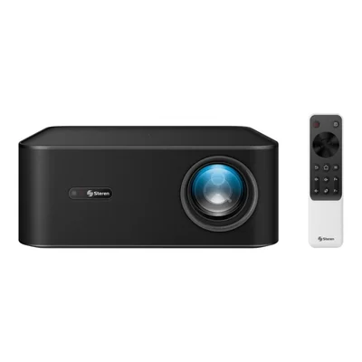 Proyector Steren PRO-900 LED, 1920x1080 Full HD, 900 lumenes ANSI, Inalambrico, con Bocinas, Negro