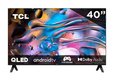Pantalla Smart TV 40" QLED TCL 40Q3K Full HD, Negro