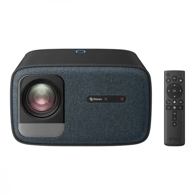 Proyector Portatil Steren PRO-6000, Full HD (1920 x 1080), 650 Lumenes, Bluetooth, Inalambrico, con Bocinas, Negro