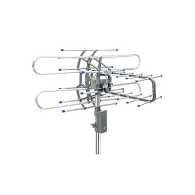 Antena Aerea de TV HD Giratoria 360 con Control Remoto Volteck ANGI-360 para Exterior Señal Digital Nueva