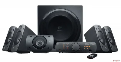 Bocina con Subwoofer Logitech Z906, Alambrico, 500W RMS, Negro