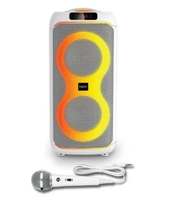 Bocina Bluetooth con Subwoofer Misik MB2208B, Alambrico/Inalambrico, 40W RMS, USB-A, Blanco
