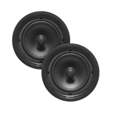 TruAudio Kit Bocinas de Techo para Sonido Ambiental PP8, 8", Alambrico, 90W, Negro
