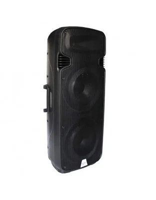 Bocina Bafle Profesional Romms Pasivo Concert RKS-2015P, 2 x 15", Alambrico, 300W RMS, Negro