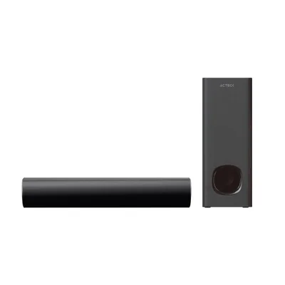 Barra de Sonido para TV Bluetooth con Subwoofer Acteck BS465, Alambrico/Inalambrico, 2.1 Canales, 60W RMS